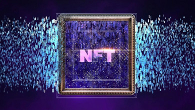 NFT in the form of a gray pixel                   