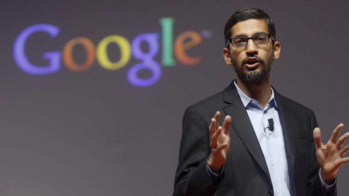 Alphabet CEO Google Sundar Pichai blockchain      