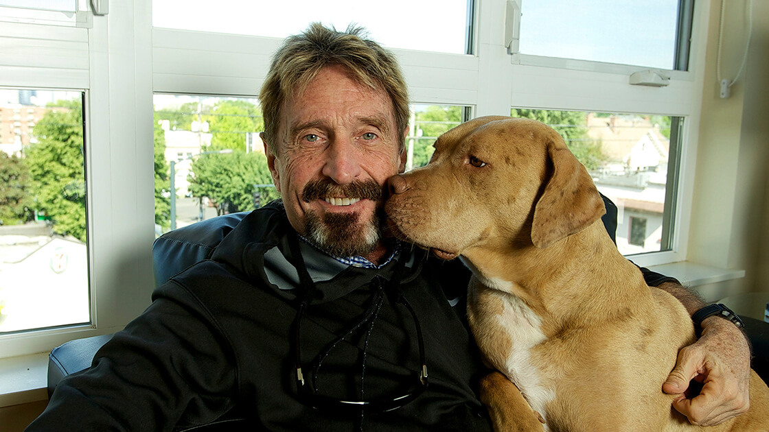 John McAfee died                                  