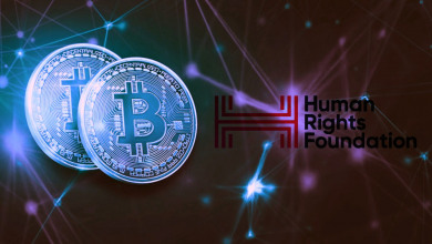 Human Rights Foundation donation Bitcoin          