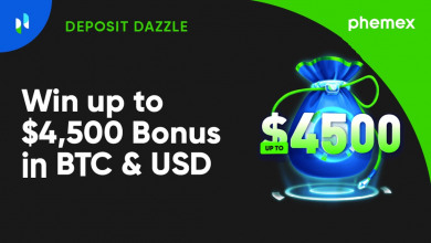 Phemex Deposit Dazzle - Up to $4,500 Earn Opportunity