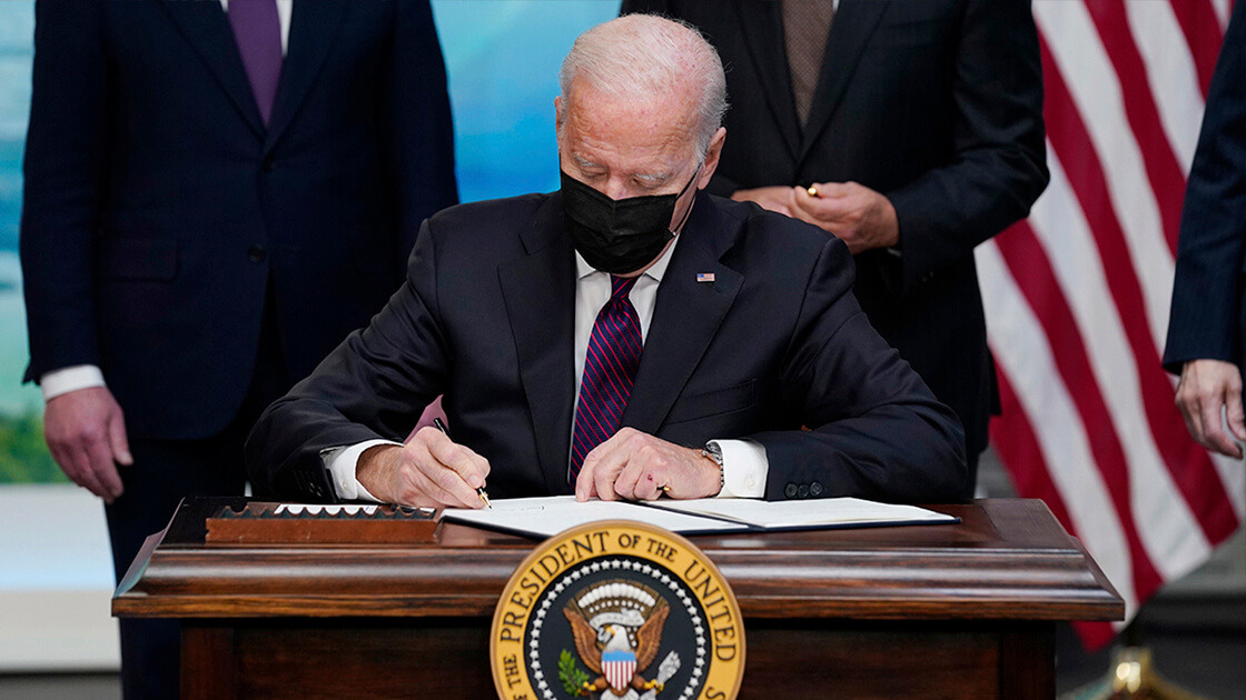 Joe Biden signed infrastructure bill              